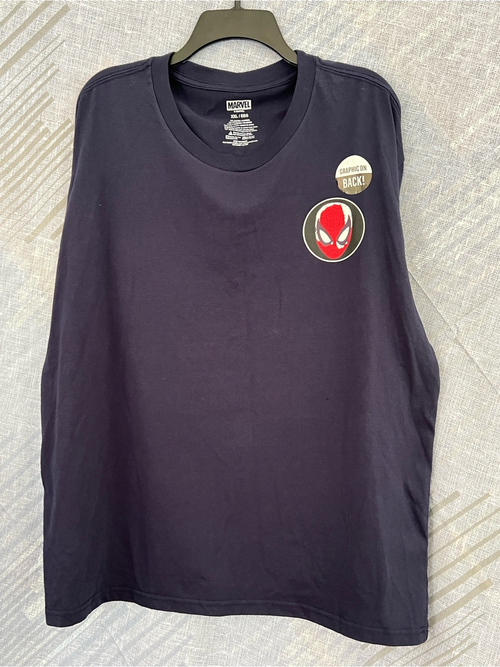 Marvel soft cotton mix Navy and Red Spider-Man Short Sleeve T-shirt